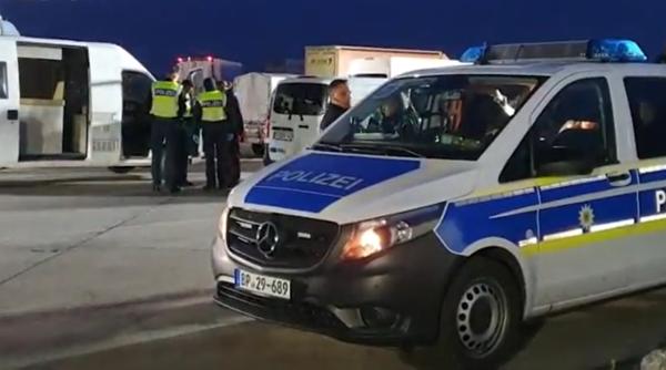 Germania înăsprește controalele la toate granițele. Una dintre autostrăzile importante, închisă