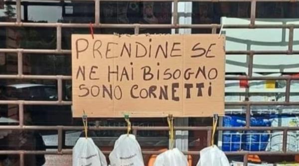Un bar din Italia oferă gratuit croissante la sfârșitul zilei: ”Servește dacă îți este foame”