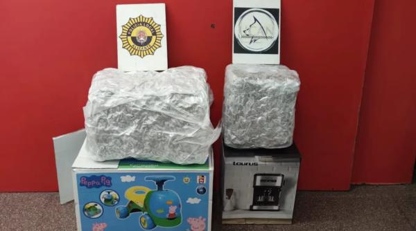 Spania. Captură impresionantă de droguri depistată în pachetele dintr-un autocar cu destinația România