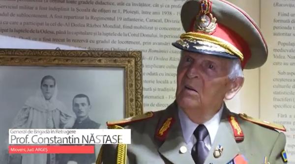Românul Constantin I. Năstase, cel mai vârstnic general din lume, a murit. La 108 ani, era cel mai vârstnic veteran de război din țară