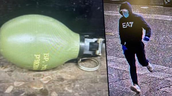 Alertă în Germania: Un bărbat deghizat a aruncat o grenadă de mână, complet funcțională, la metroul din Frankfurt