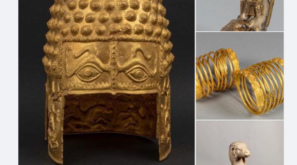 Brățările dacice și coiful getic de la Coțofenești, expuse într-un muzeu din Roma în cadrul expoziției "Dacia – ultima frontieră a romanității"