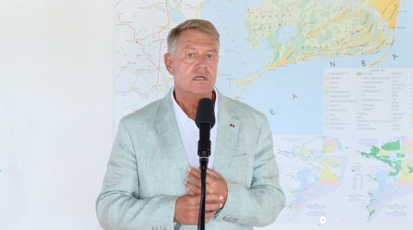 Klaus Iohannis: Traversăm vremuri complicate. Producția scade în România 