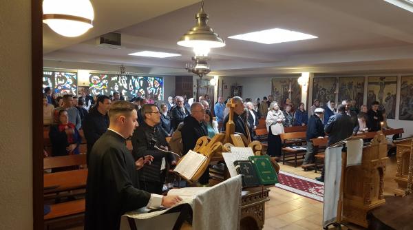 Spania. Hramul bisericii ortodoxe românești din Vitoria-Gasteiz, sărbătoarea întregii comunități de români / FOTO