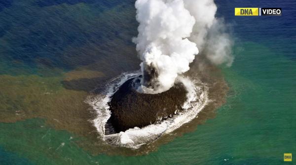 O erupție vulcanică subacvatică a avut loc în Japonia. În urma acestui eveniment a apărut cea mai nouă insulă din lume