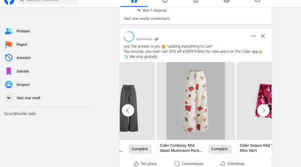 „Iată cum am fost înșelată online de o reclamă pe pagina mea de Facebook”. O femeie precaută povestește cum a fost totuși păcălită
