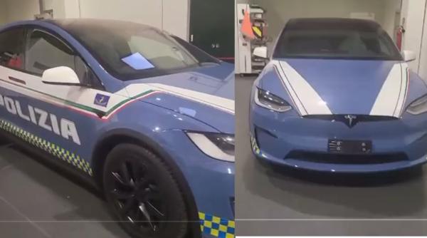 Poliția italiană dintr-o mare regiune va folosi mașini Tesla Model X