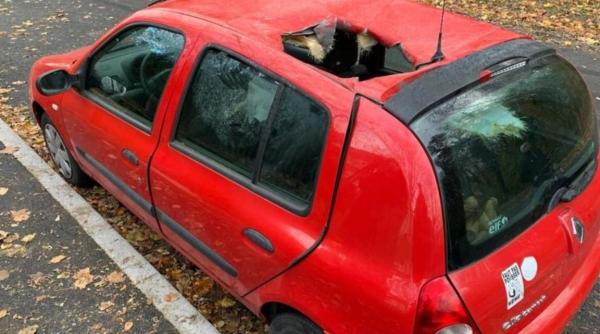 Mașină lovită și accidentată în Franța de un meteorit. Concluzia specialiștilor: Puțin probabil