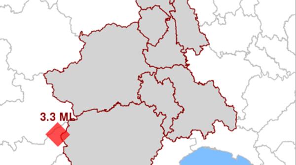 Un seism de peste 3 grade a cutremurat regiunea de la granița dintre Italia și Franța