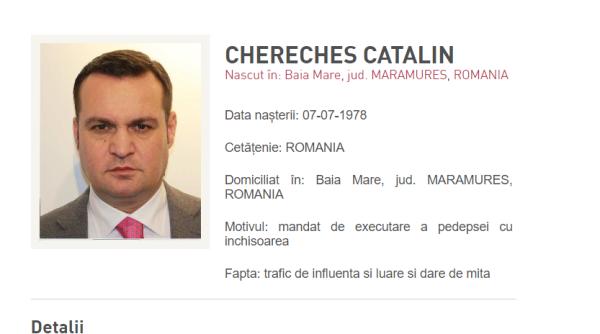 Șeful Poliţiei de Frontieră, cel al Brigăzii de Operațiuni Speciale Cluj, șefii IPJ și DIPI Maramureș, demiși după ce Cherecheș a fugit de sub nasul lor