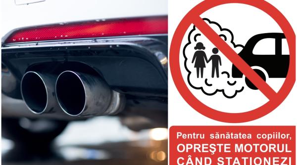 Șoferii din București, amenzi uriașe dacă nu opresc motorul atunci când staționează