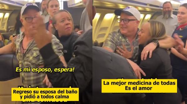 Moment emoționant în avion: toți pasagerii cântă la unison pentru a ajuta un bărbat cu Alzheimer să se calmeze - VIDEO