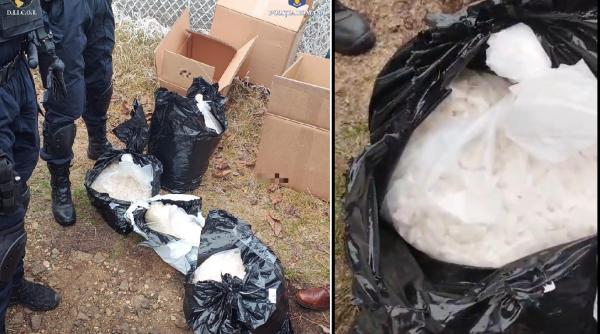 Bărbat prins cu 50 de kilograme de substanţă psihoactivă 2-MMC în mașină; adusese drogurile din Ungaria