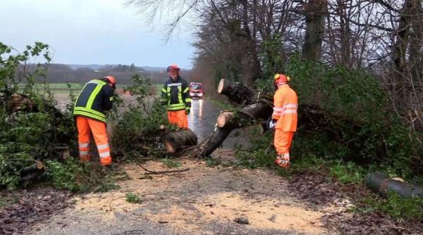 Furtuna „Zoltan” face ravagii în Germania: pagube majore în mai multe regiuni