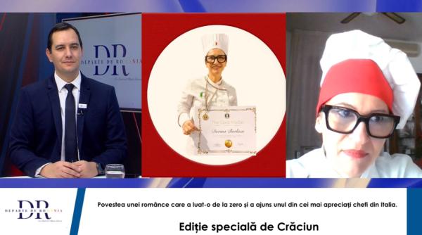 Povestea româncei care a luat-o de la zero și a ajuns unul din cei mai buni chefi din Italia. Dorina Burlacu, la Departe de România - VIDEO