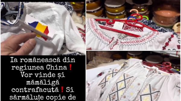Ie tradițională românească… fabricată în China. Dialog halucinant între șeful ANPC și vânzătoare: "De unde le luați?" / "Din Dragon" - VIDEO