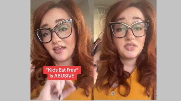 O chelneriță refuză să lucreze în restaurantele în care copiii mănâncă gratuit: „Aceste oferte atrag un anumit tip de persoane”  - VIDEO