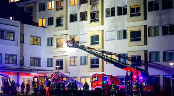 Incendiu într-un spital din Germania. Patru morți și șase răniți grav 
