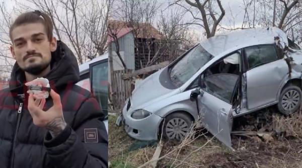Caz revoltător, la Constanța: Un tânăr drogat, care a produs un accident grav, nu a fost testat de polițiști: „Dumnezeu este cu mine, omule. Să dea cu fulger în mine acum“ / VIDEO