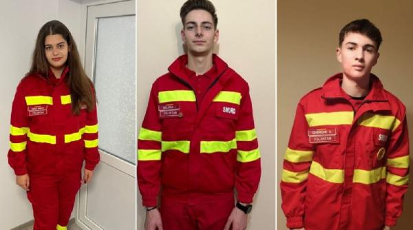 Maria, Ianis și Ștefan, trei elevi din Vaslui, au salvat un bărbat care s-a prăbușit pe stradă