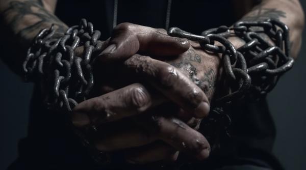 Germania. Muncitor român ținut în pivniță, legat cu lanțuri de gât și de picioare, de fermierul care l-a angajat