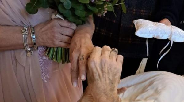 Serafino și Emanuela s-au căsătorit într-un azil pentru pacienții aflați în stadiu terminal