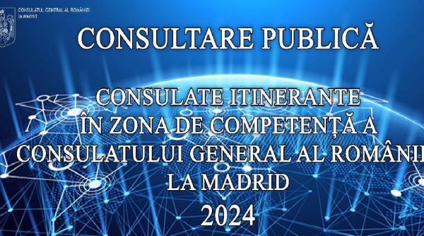 Românii din Spania, invitați să decidă localitățile în care vor fi organizate consulate itinerante