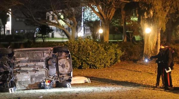 Un român din Italia a urcat beat la volan și a provocat un accident: și-a abandonat amicul mort și iubita rănită și a fugit