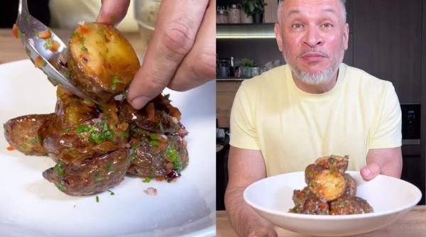 Cartofi crocanți în sos dulce-picant Chimichurri. O rețetă din bucătăria argentiniană - VIDEO
