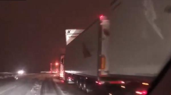 Furtuna Juan a măturat Spania: Drumuri închise, căderi de zăpadă și -14 grade