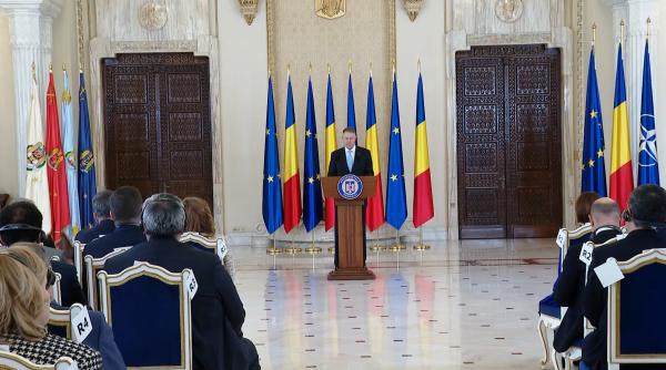 Iohannis către corpul diplomatic străin acreditat la București: „În ultimii 10 ani, România și-a afirmat pe deplin vocația europeană și euroatlantică”