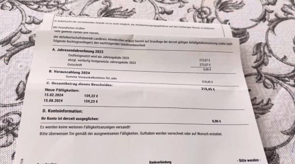 Cât costă gunoiul în Germania: O româncă a postat factura pe Youtube, în plină dezbatere despre prețurile din România și restul Europei