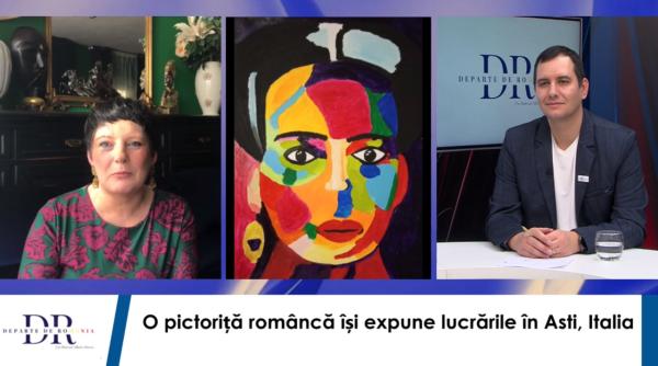 Povestea pictoriței românce care vinde tablouri italienilor. Narcisa Lungu, la Departe de România