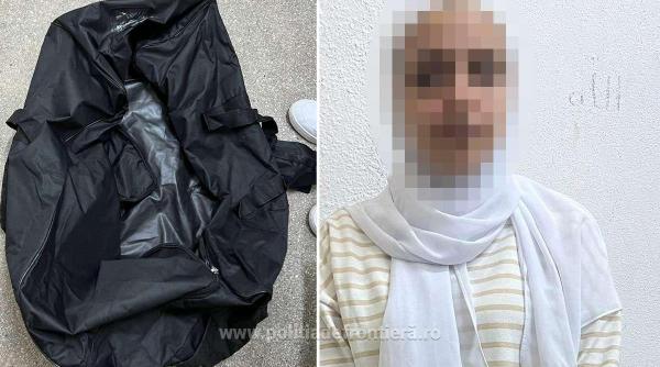 Un neamț a ascuns într-o geantă sport o femeie, pe care a încercat să o aducă ilegal în România