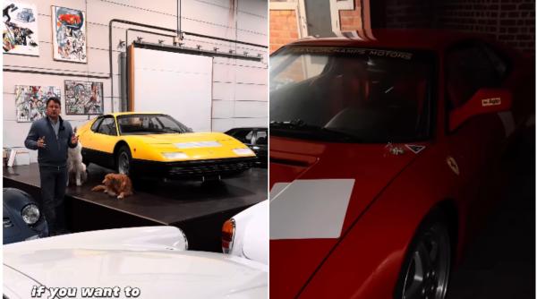 22 de mașini de colecție, ascunse într-un garaj secret din Bruxelles. Printre ele un Ferrari extrem de rar și o mașină folosită la un jaf - VIDEO