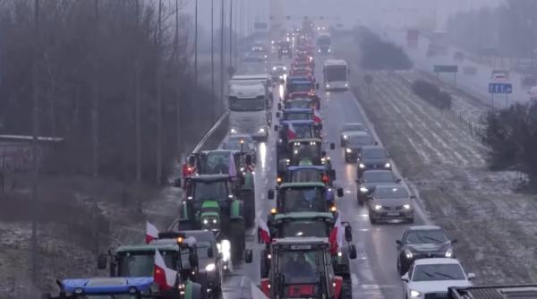 Fermierii polonezi au blocat granița cu Germania