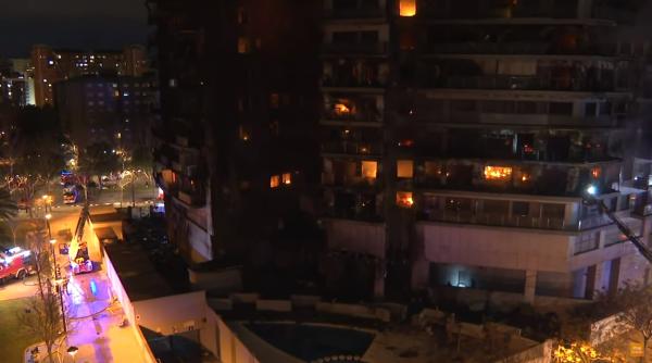 S-a aflat cauza incendiului de la Valencia. Un mic mecanism a dus la incendiul care a făcut scrum tot blocul