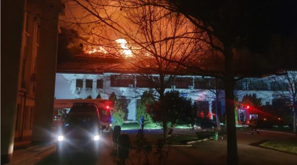 Incendiu la Judecătoria din Cornetu, județul Ilfov. Nu s-au înregistrat victime