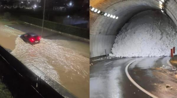 Vreme extremă în Italia. Ciclonul Fedra a făcut ravagii: ploi abundente, vânt puternic şi avalanşe