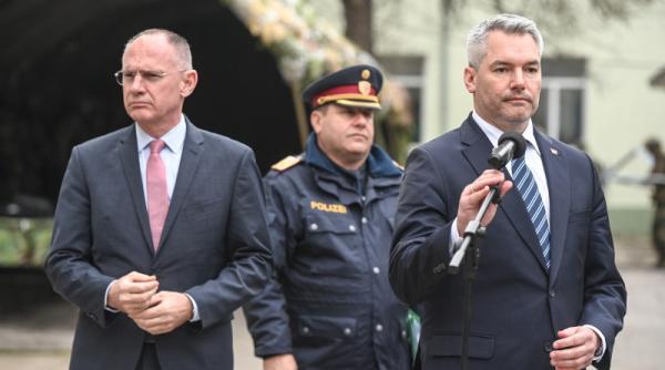 Omul care ne ține afară din Schengen vine la București. Karl Nehammer, așteptat la congresul PPE de la Romexpo