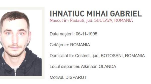 Român plecat la muncă în Olanda, dispărut fără urmă. Gabriel nu și-a mai contactat familia de o lună de zile