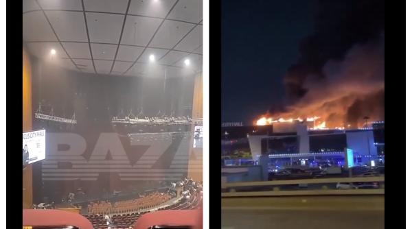 Atac armat la o sală de spectacole de lângă Moscova. Zeci de morți și de răniți 