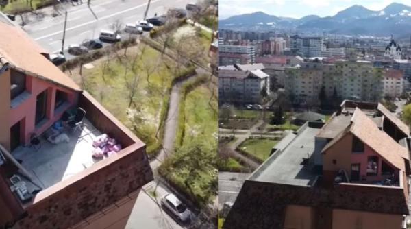 România, țara tuturor posibilităților. Un român și-a construit casă pe un bloc din Brașov