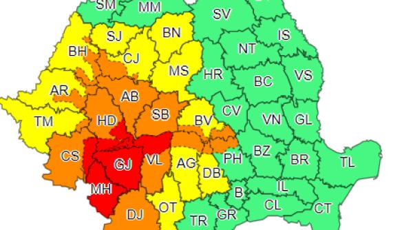 Avertizare meteorologică: Praful saharian acoperă România în următoarele 24 de ore