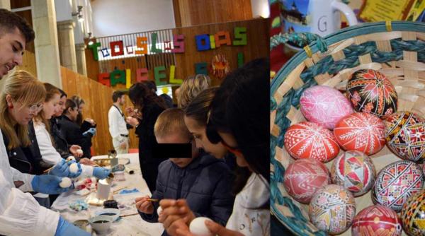 Paște Catolic în Spania, cu puțin suflet românesc: Românii i-au învățat pe spanioli cum să încondeieze ouă de Paște - FOTO