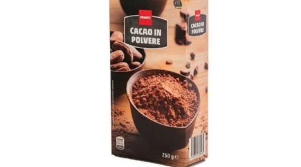 Italia. Pudră de cacao marca Penny, retrasă de pe rafturi din cauza pericolului chimic / FOTO
