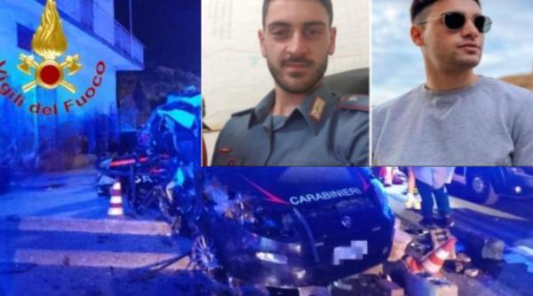 Doliu în Italia: Cine sunt cei doi carabinieri care au murit în accidentul cumplit din Campagna