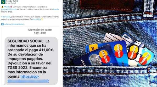 O nouă escrocherie în Spania. Hoții se dau drept Agenția Fiscală pentru a fura informații bancare 