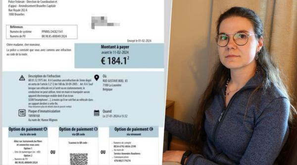 O femeie din Belgia a primit amendă rutieră de 184 de euro într-un oraș în care nu a fost niciodată