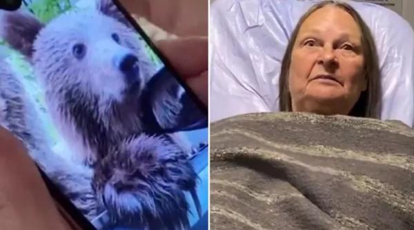 O bătrână din Scoția, aflată în vizită în România, a ajuns la spital după ce a încercat să facă un selfie cu un pui de urs 